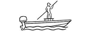 Solo / micro skiff illustration
